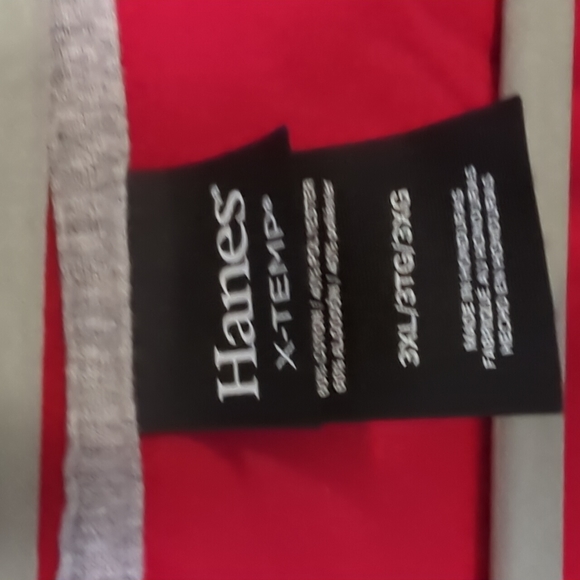Plus Size Hanes Red Tee - Picture 2 of 3
